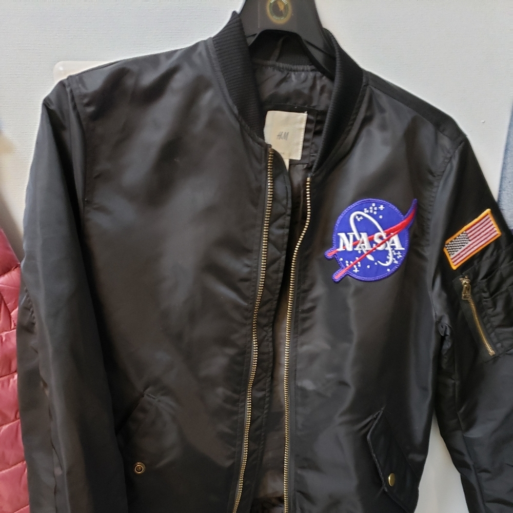 H&M.  NASA bomber jacket worn twice